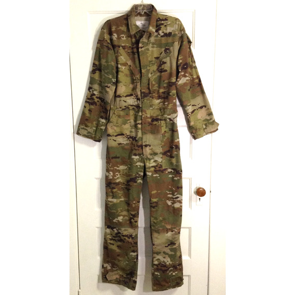 Military Multicam Mechanics Coveralls US Army Utility Combat Tactical OCP Men S - Picture 1 of 10